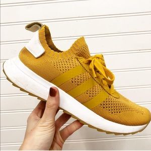 mustard adidas shoes